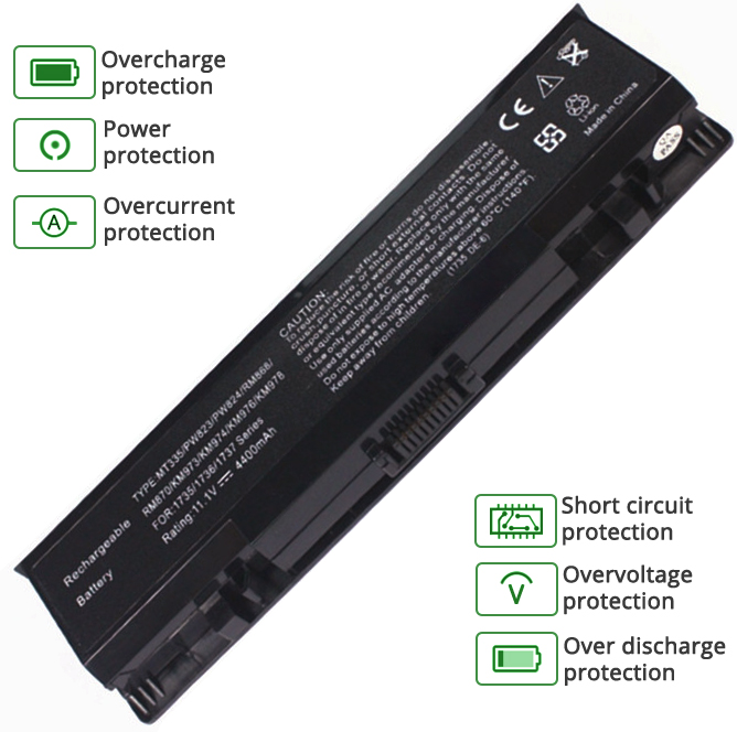 Replacement Battery for Dell Studio 1736 Series