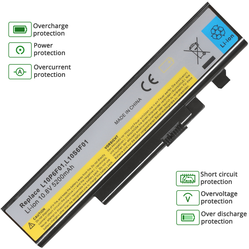 Batteries on Ideapad Y470p Battery   6 Cell Lenovo Ideapad Y470p Laptop Battery
